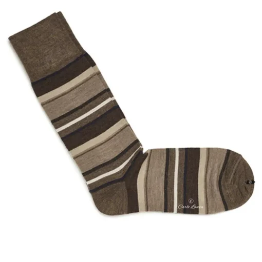 Carlo Lanza sokken 200-12 Bruin Sale