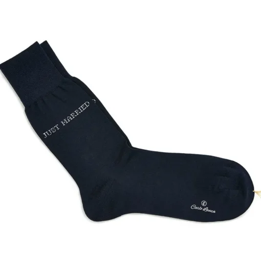 Carlo Lanza sokken 100-286 Donker Blauw Clearance