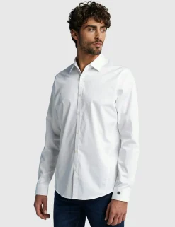 Cast Iron casual overhemd Slim Fit CSI00429 Wit Hot