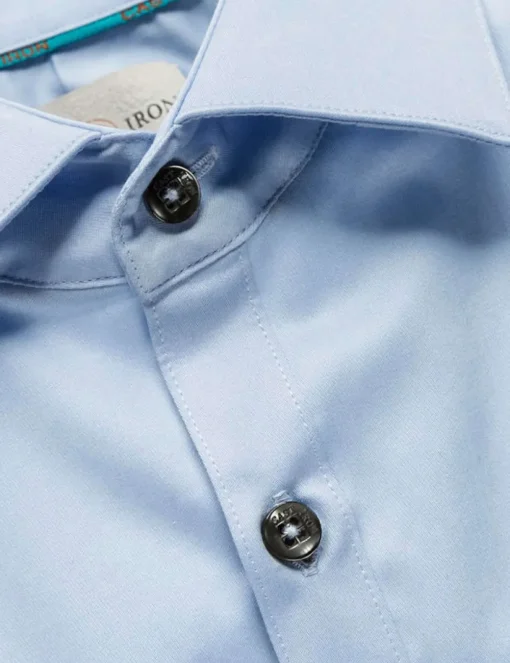 Cast Iron casual overhemd Slim Fit CSI00429 Licht Blauw New