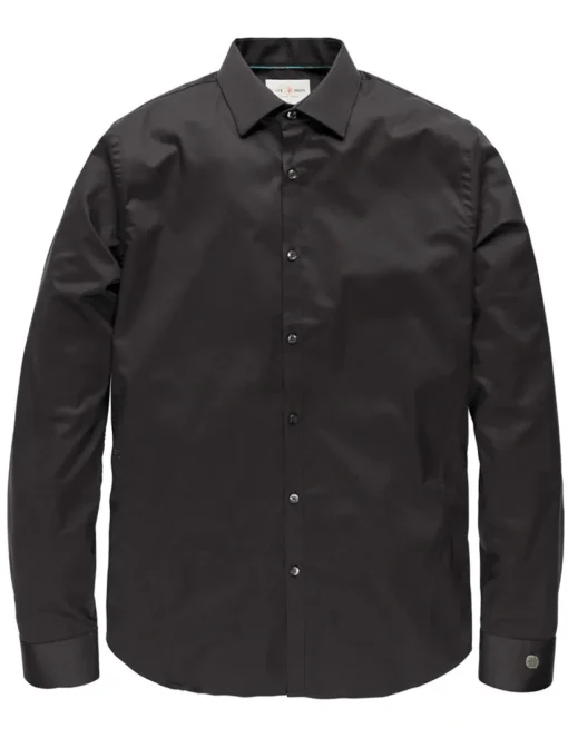 Cast Iron casual overhemd Slim Fit CSI00429 Zwart Clearance
