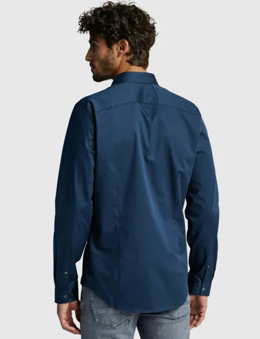 Cast Iron casual overhemd Slim Fit CSI00429 Indigo New