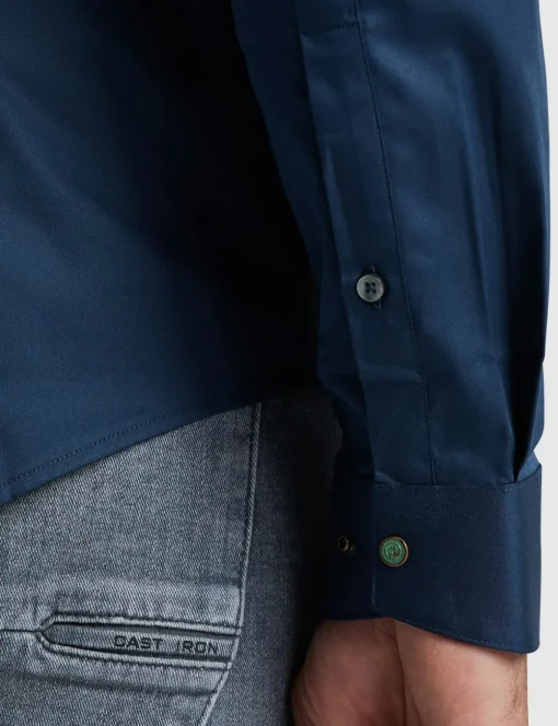 Cast Iron casual overhemd Slim Fit CSI00429 Indigo New