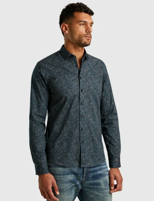 Cast Iron casual overhemd CSI2408203 Licht Blauw Best