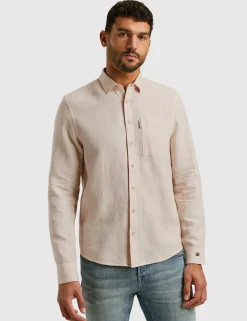 Cast Iron casual overhemd CSI2504264 Khaky beige Clearance