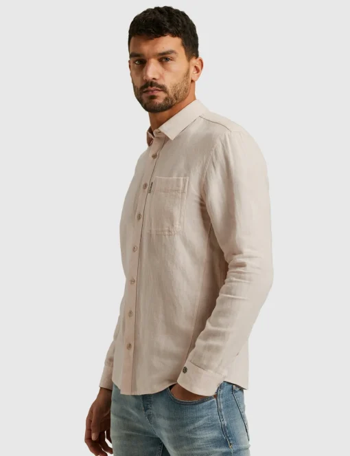 Cast Iron casual overhemd CSI2504264 Khaky beige Clearance