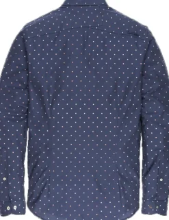 Cast Iron casual overhemd Slim Fit csi196624 Donker Blauw Discount