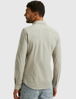 Cast Iron jersey overhemd CSI2503226 Grijs Melange Best