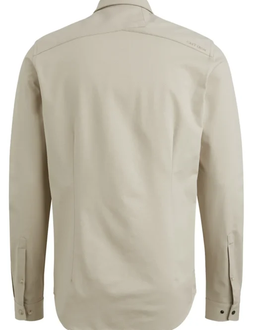 Cast Iron jersey overhemd CSI2503226 Grijs Melange Best