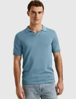 Cast Iron polo's CPSS2503870 Licht Blauw Fashion
