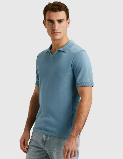Cast Iron polo's CPSS2503870 Licht Blauw Fashion