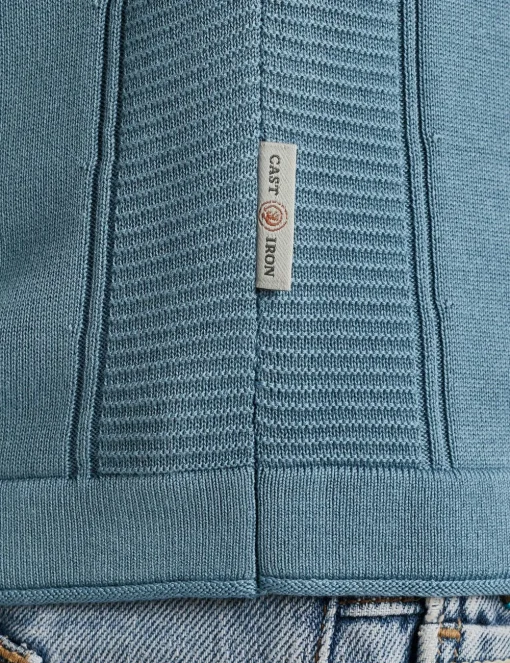 Cast Iron polo's CPSS2503870 Licht Blauw Fashion