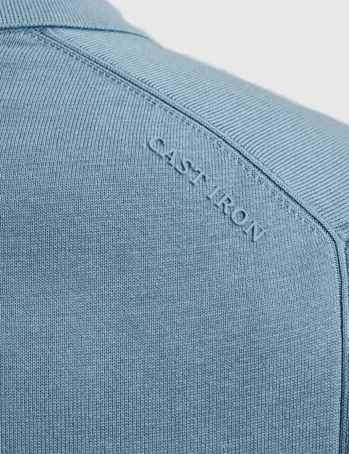 Cast Iron polo's CPSS2503870 Licht Blauw Fashion