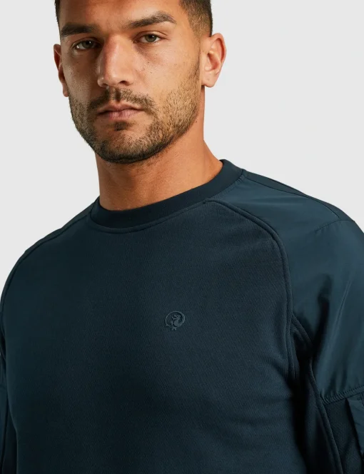 Cast Iron sweater CSW2411462 Blauw Hot