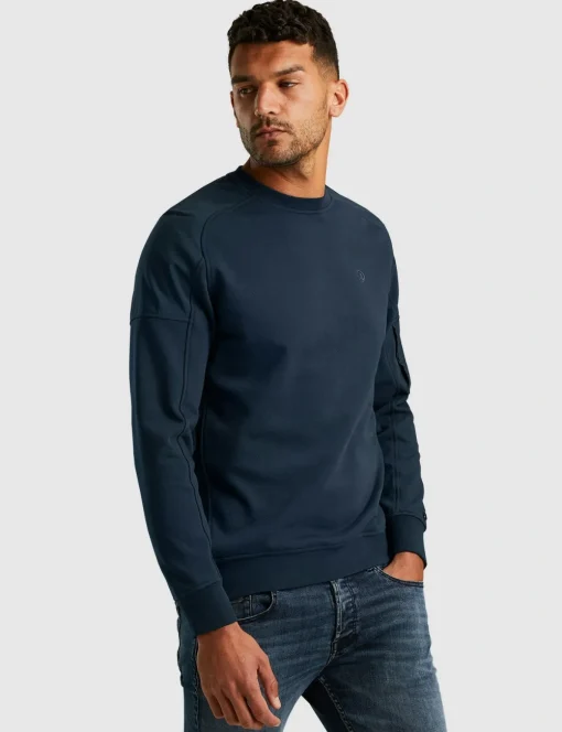 Cast Iron sweater CSW2411462 Blauw Hot