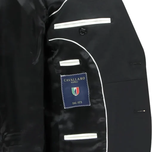 Cavallaro business colbert Slim Fit Bologna.57012 Zwart Best