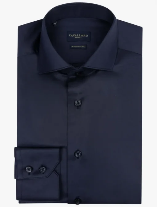 Cavallaro business overhemd 110999120 Donker Blauw Online