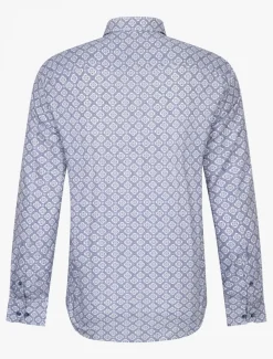 Cavallaro casual overhemd Tailored Fit 110241016 Blauw Best