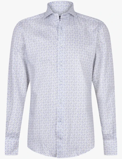 Cavallaro casual overhemd 110251055 Licht Blauw Clearance