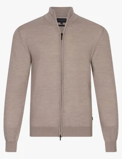 Cavallaro gebreid vest 119251000 Khaky beige New