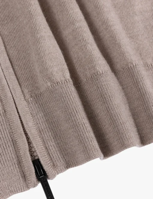 Cavallaro gebreid vest 119251000 Khaky beige New