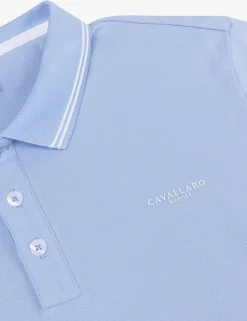 Cavallaro polo's 116251004 Licht Blauw Clearance