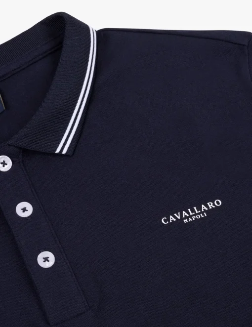 Cavallaro polo's 116251004 Donker Blauw Online