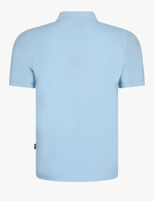 Cavallaro polo's Slim Fit 116251013 Licht Blauw Discount