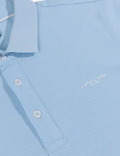 Cavallaro polo's Slim Fit 116251013 Licht Blauw Discount