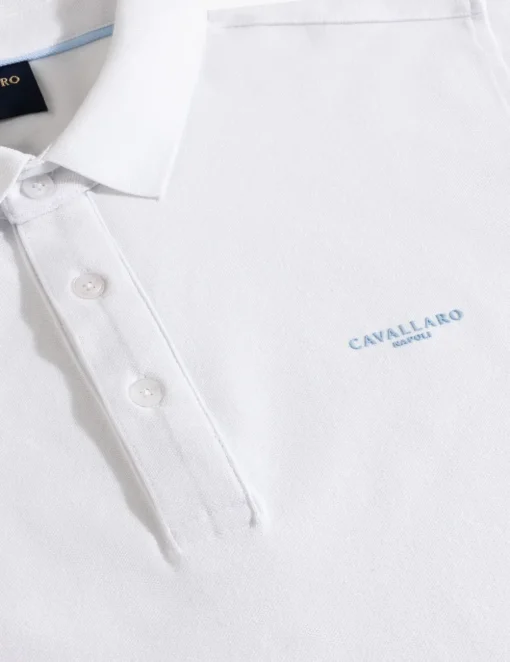 Cavallaro polo's Slim Fit 116251013 Wit New