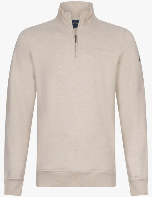 Cavallaro ronde hals trui 120251003 Khaky beige Discount