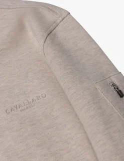 Cavallaro ronde hals trui 120251003 Khaky beige Discount