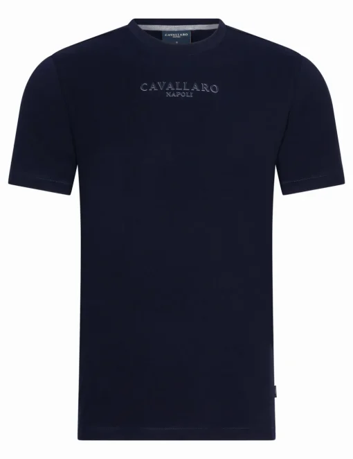 Cavallaro t-shirts 117251000 Donker Blauw Online