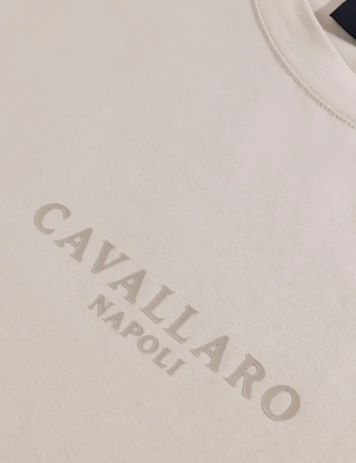 Cavallaro t-shirts 117251000 Khaky beige Outlet