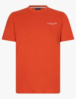 Cavallaro t-shirts Slim Fit 117251016 Brique New
