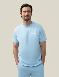 Cavallaro t-shirts Slim Fit 117251016 Licht Blauw Sale