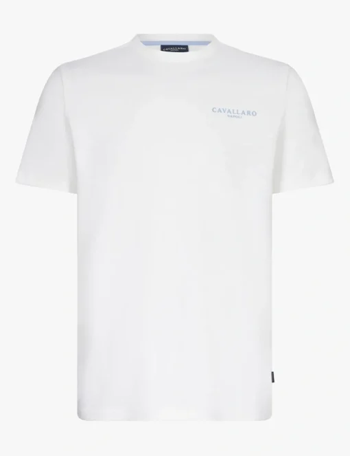 Cavallaro t-shirts Slim Fit 117251016 Offwhite Sale