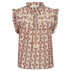 Co'Couture blouse 35487-EGYPT-TIE Offwhite Best