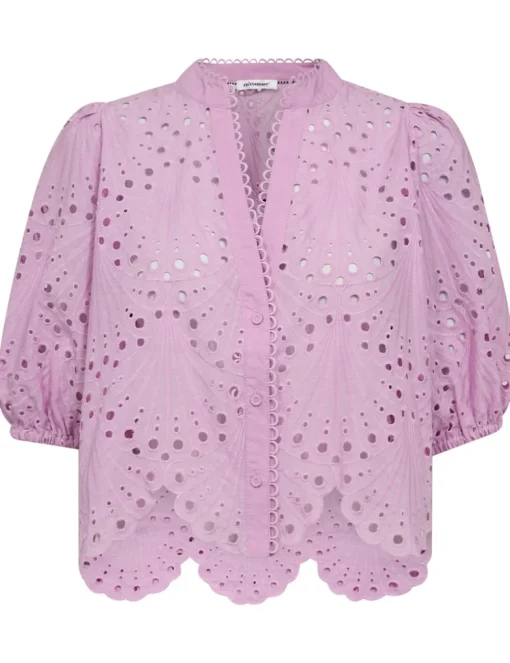Co'Couture blouse 35826-nayaccshirt Roze Hot
