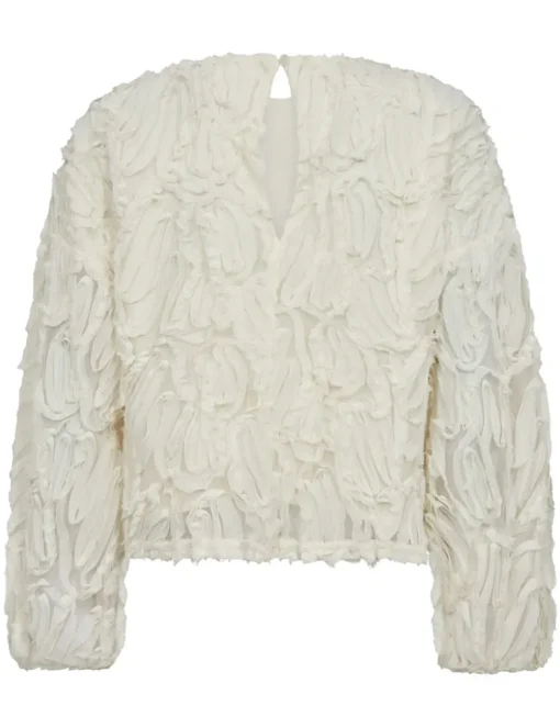Co'Couture blouse 35889-SHANIA-FLUF Offwhite Clearance