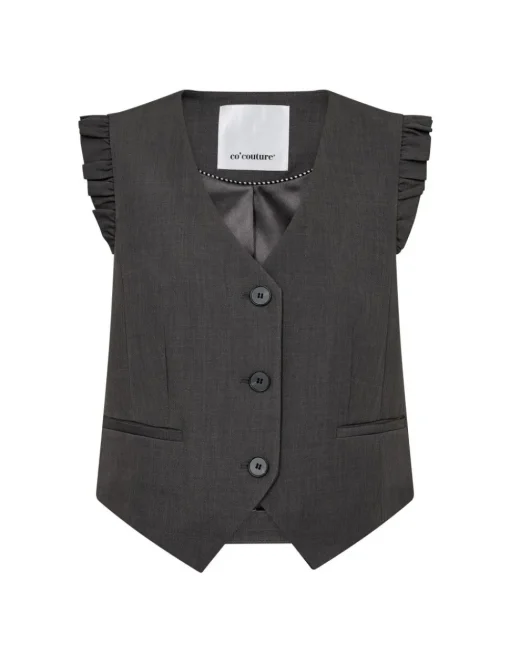 Co'Couture gilets 30274-LOINACC Grijs Hot
