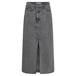 Co'Couture midi rok 34099 Grijs Denim Best