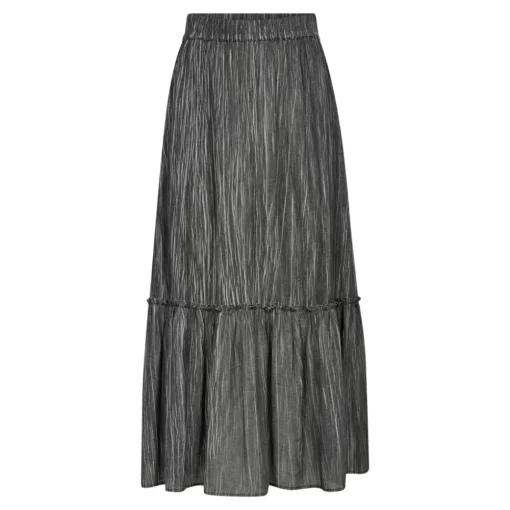 Co'Couture midi rok 34139-SOFT-DYE- Donker grijs Online