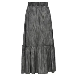 Co'Couture midi rok 34139-SOFT-DYE- Donker grijs Online