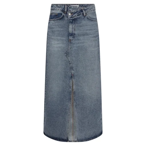 Co'Couture midi rok 34099-VIKI ASYM Denim Fashion