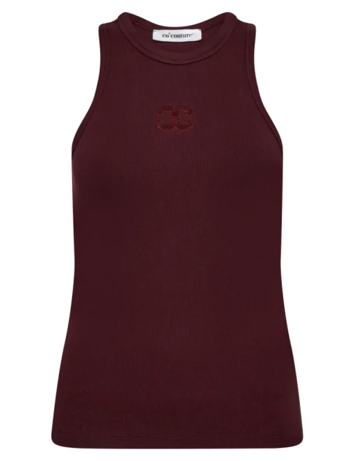Co'Couture tops 33151-SAHARA TANK Bordeaux New