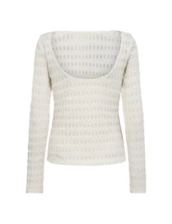 Co'Couture t-shirts 33131-BECKY-BLOUS Offwhite Online
