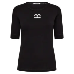 Co'Couture t-shirts 33101-granycclogo Zwart Best