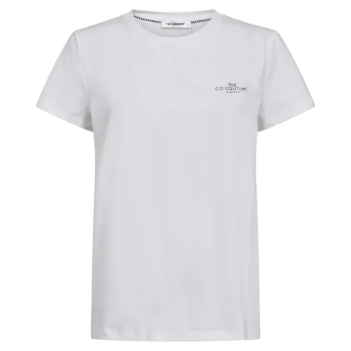 Co'Couture t-shirts 33042-PETIT-LOGO Wit/Zwart New