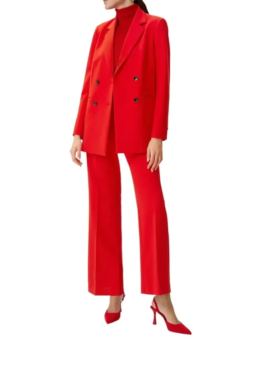 Comma blazer 2136662 Rood Outlet